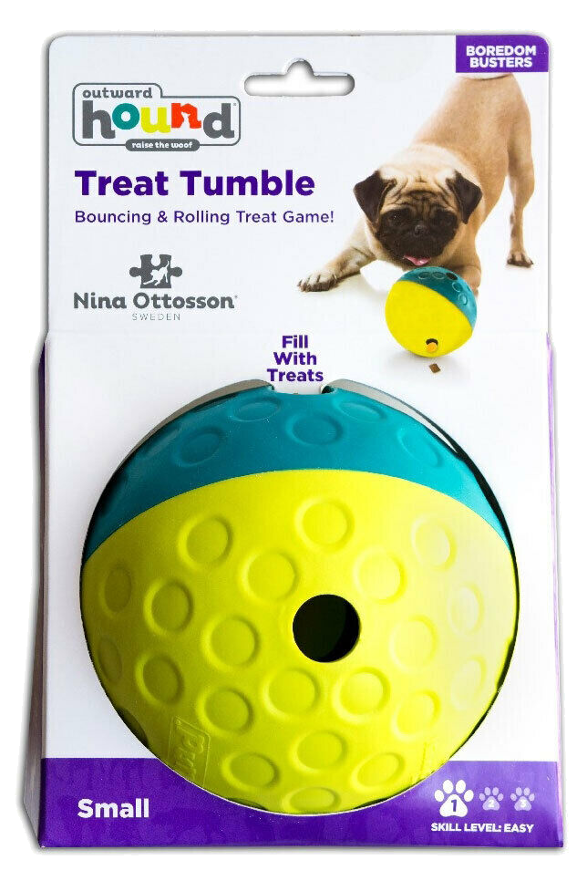 Outward Hound Treat Tumble Dog Toy Small - Brain Exercise Game By Nina Ottosson