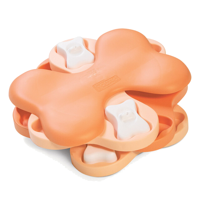 Outward Hound Puppy Tornado Interactive Treat Puzzle Dog Toy, Pink