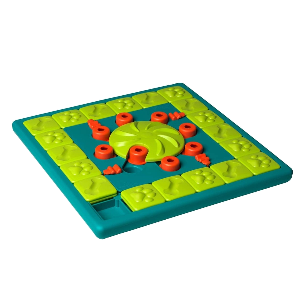 Provetcre-Outward Hound Multipuzzle Interactive Dog Treat Puzzle Toy, Blue