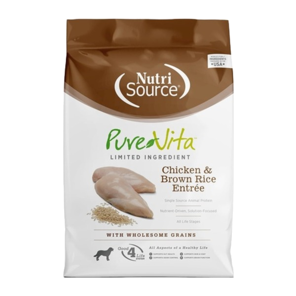Nutrisource PureVita Chicken & Brown Rice Entrée