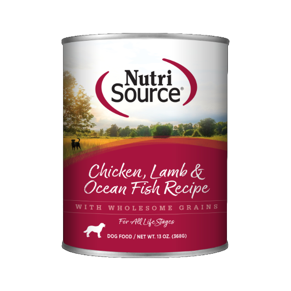 Nutrisource Chicken, Lamb & Ocean Fish Formula 368Gr