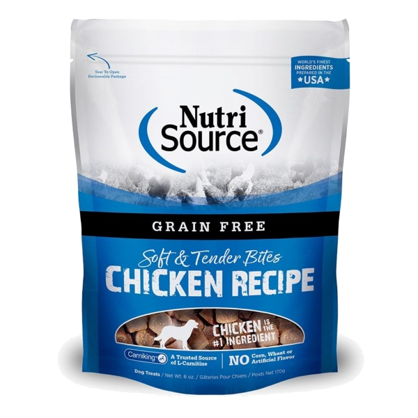 Nutrisource Grain Free Chicken Bites Treats 179G