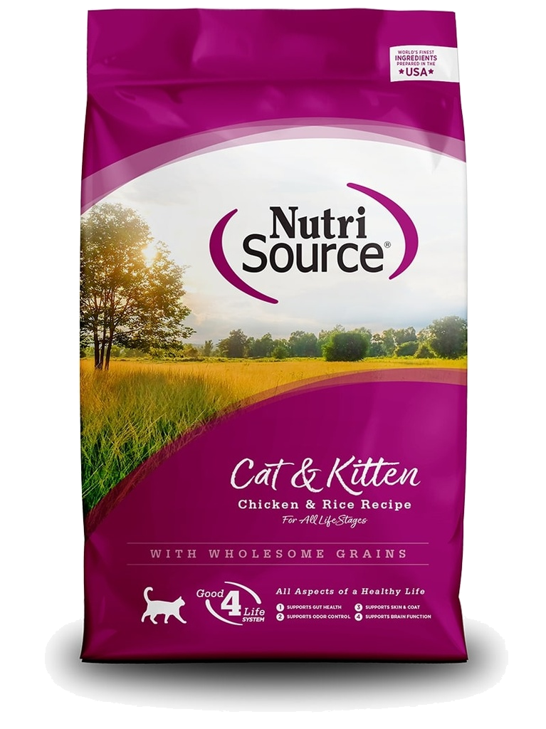 Nutrisource Cat & Kitten, Chicken & Rice Recipe