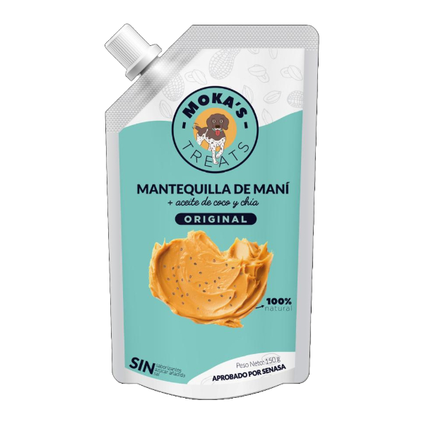 Moka's Mantequilla De Mani Aceite de Coco y Chia 150g
