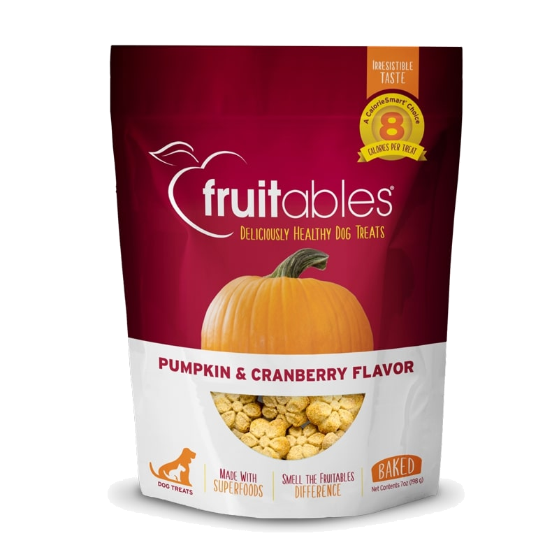 Fruitables Healthy Dog Treats: Pumpkin & Cranberry 198G