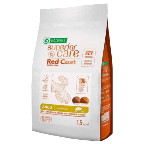 Natures Protection Superior Care Red Coat Salmon y Krill  Adult Small Breed 1.5Kg