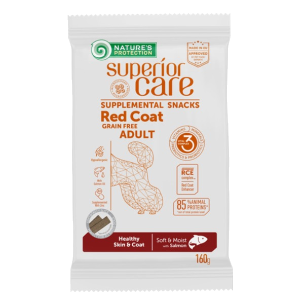 Natures Protection Superior Care Red Coat Healthy Skin & Coat 160g