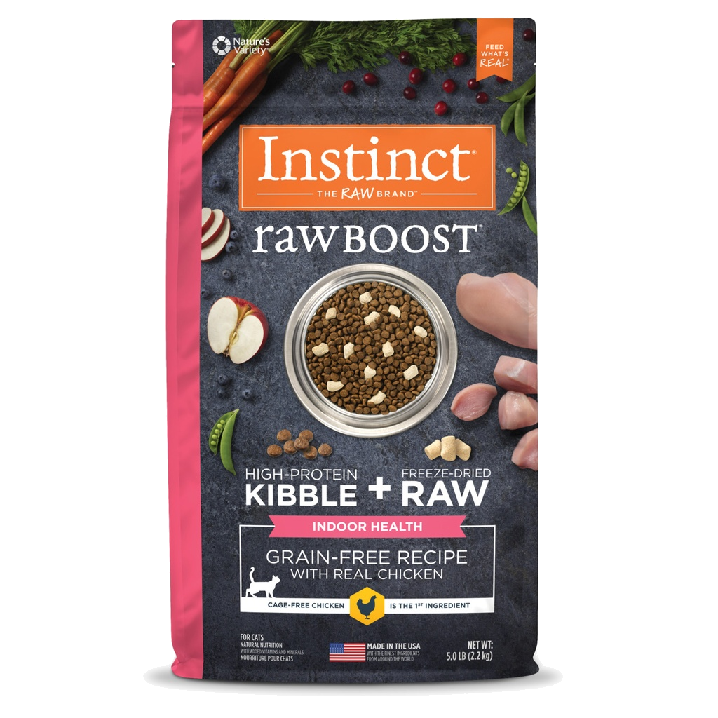 Instinct Cat Food Raw Boost Real Chicken Recipe Indoor Health 2.2Kg