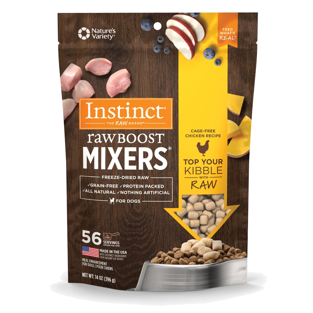 Instinct Dog Food Raw Boost Mixers Cage-Free Chicken Recipe 170G