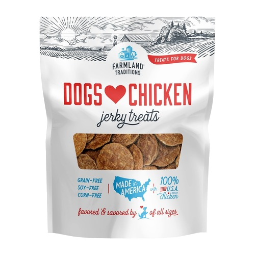 Farmland Traditions Dogs Love Chicken Jerky Treat
