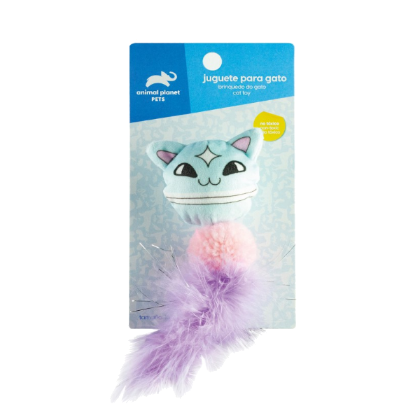 Animal Planet Juguete Gato Mistico Morado / Rosado / Celeste