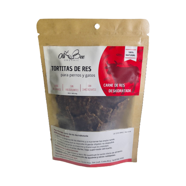 Oli Bee Tortitas De Res 60gr