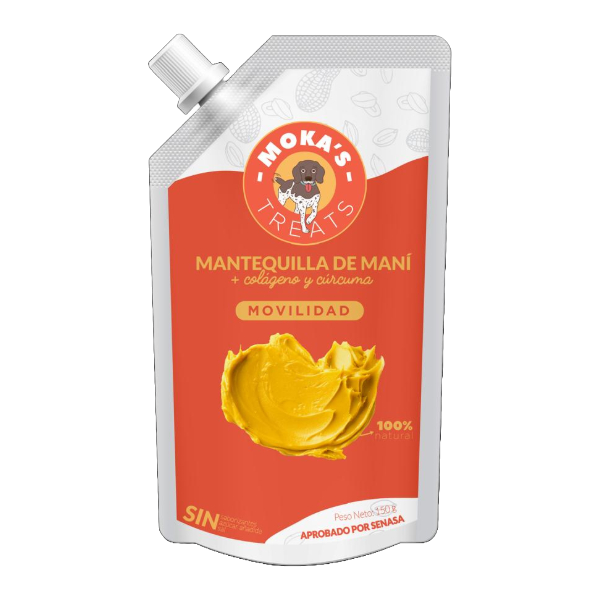 Moka's Mantequilla De Maní + Colágeno y Cúrcuma 150g