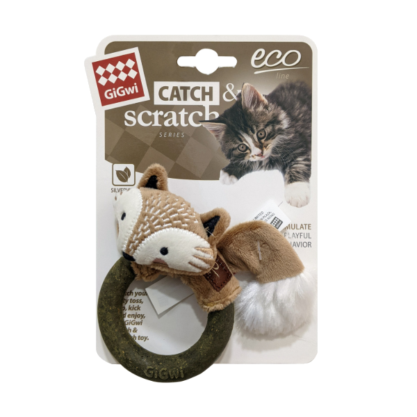 Gigwi Fox Catch & Scratch Eco Line With Silvervine Ring