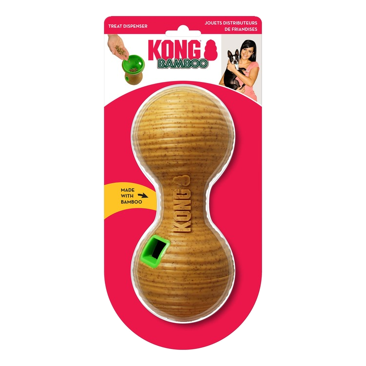Kong Bamboo Feeder Dumbbell Medium