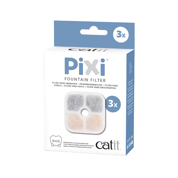 Catit Pixi Filtro De Repuesto Fuente - Pack De 3
