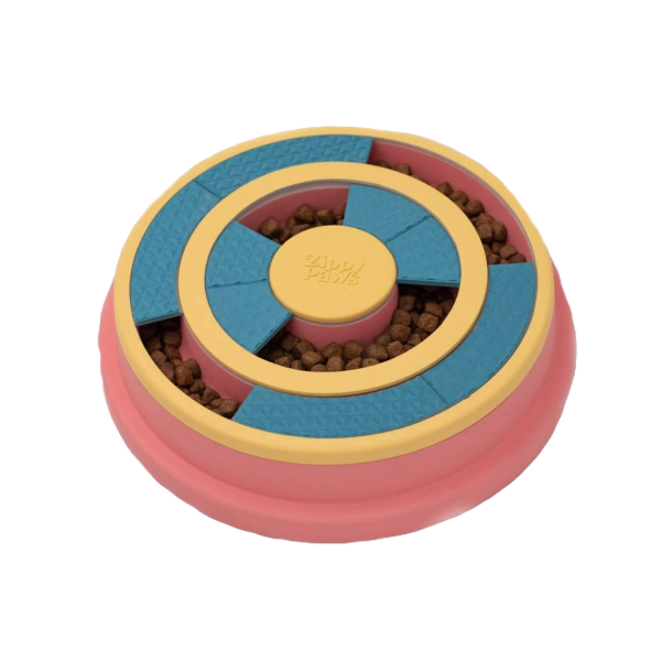 ZippyPaws Puzzler Feeder Bowl - Wagging Wheel