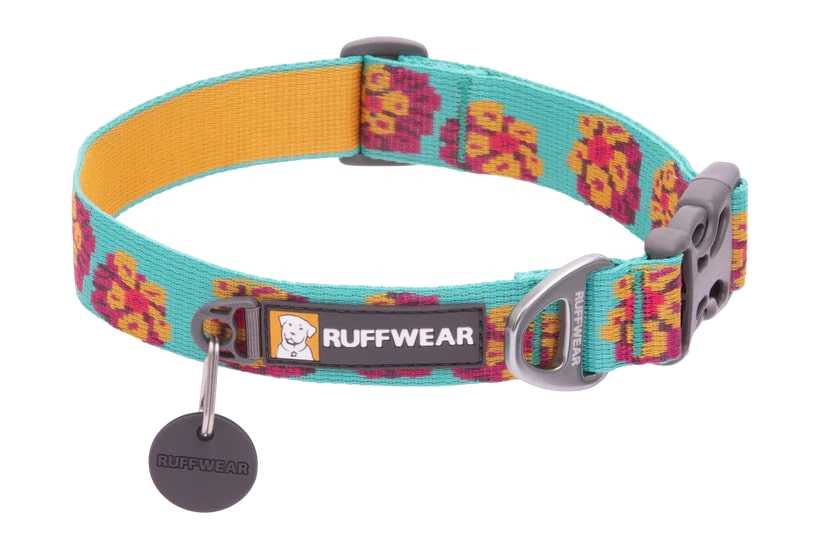 Ruffwear Flat Out Dog Collar - Spring Burst
