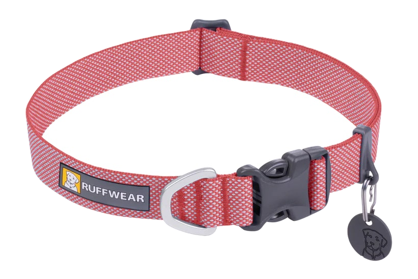 Ruffwear Hi & Light Lightweight Dog Collar - Salmon Pink
