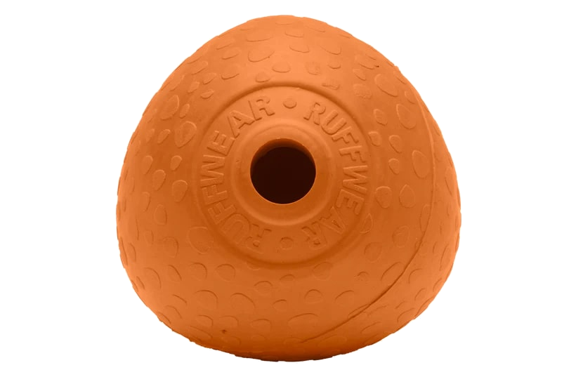 Ruffwear Huckama Rubber Throw Toy - Campfire Orange