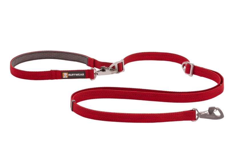 Ruffwear Switchbak Multi-Function Dog Leash - Red Sumac