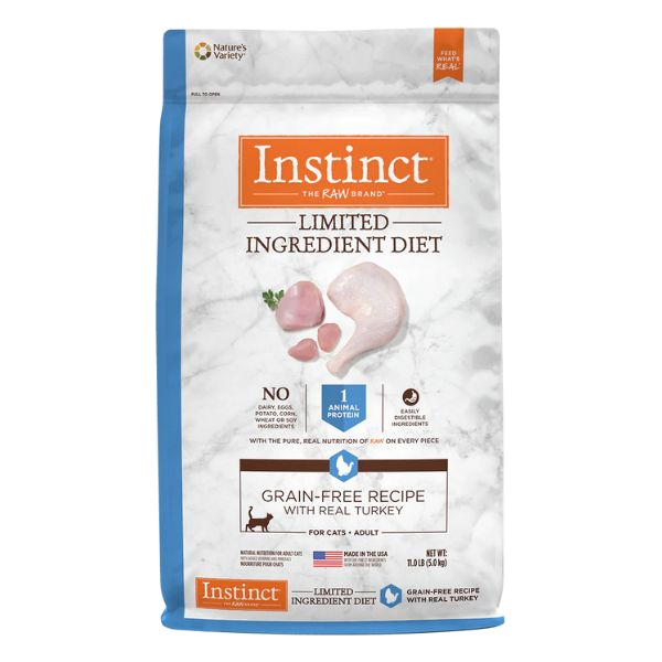 Instinct Cat Food Limited Ingredient Diet Real Turkey Recipe 5Kg