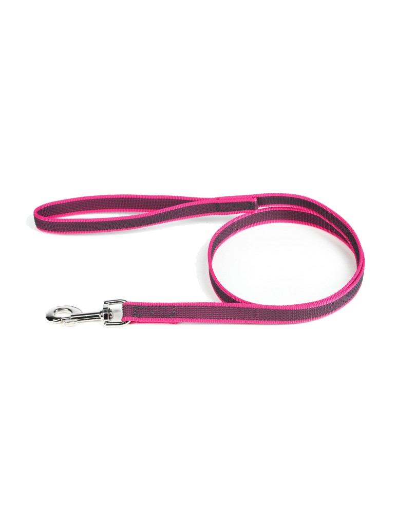 Juliusk9 Super Grip Leash Pink-Gray