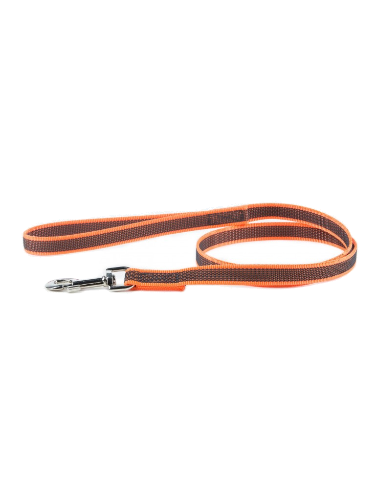 Juliusk9 Super Grip Leash Orange-Gray