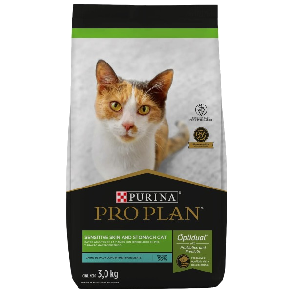 Pro Plan Cat Adult Sensitive Skin & Stomach 3Kg