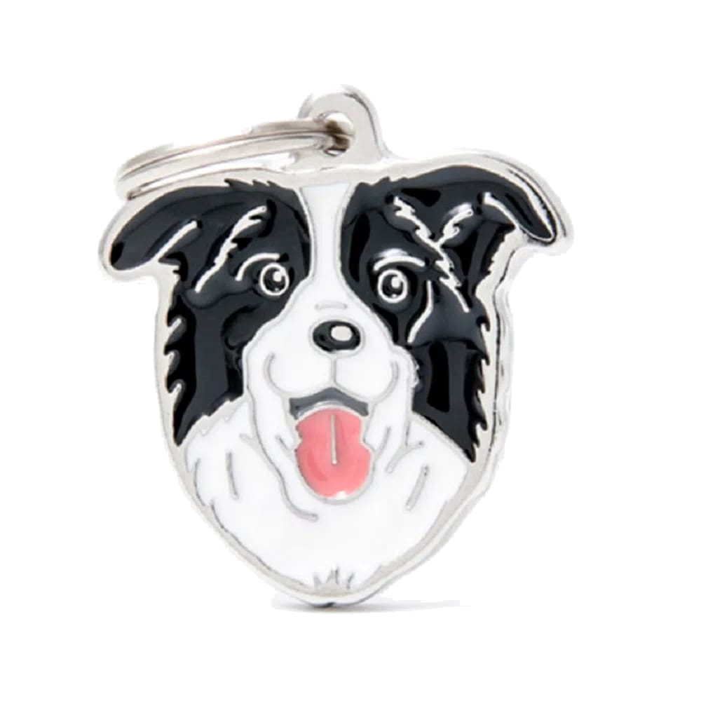 Myfamily Placa Border Collie