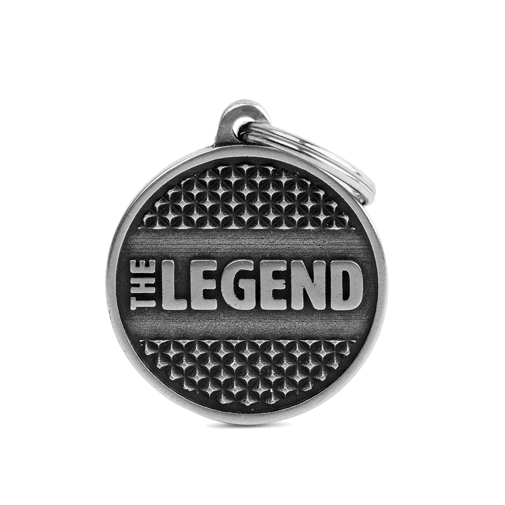 Myfamily Placa Circulo "The Legend" Tachones