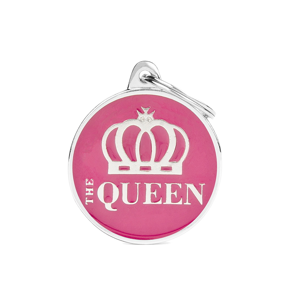 Myfamily Placa Círculo "The Queen"