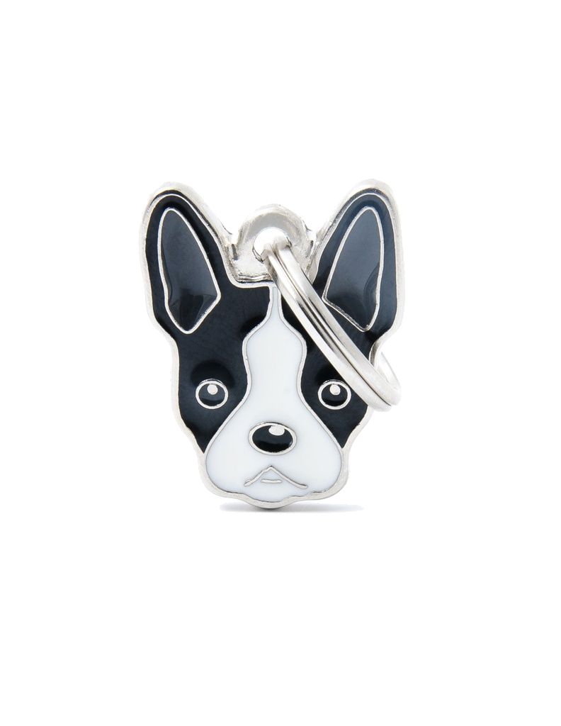 Myfamily Placa Boston Terrier