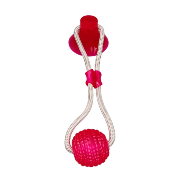 Aiko Pets Juguete Con Ventoza Rubber Chew Ball