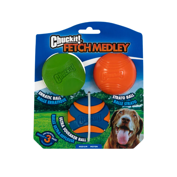 Chuckit! -Fetch Medley 3 uds