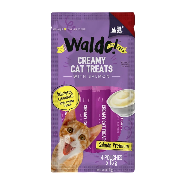 Waldo Creamy Cat Treats Salmon Premium 60g