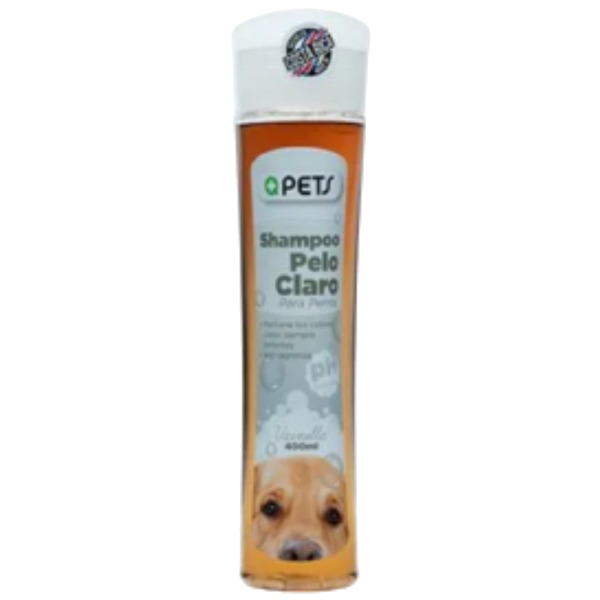 +Qpets Shampoo Pelo Claro 400ml