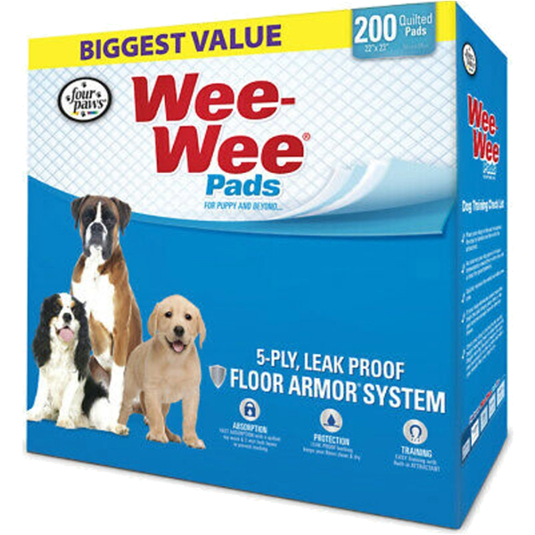 FourPaws -Wee Wee Pads 200 unidades