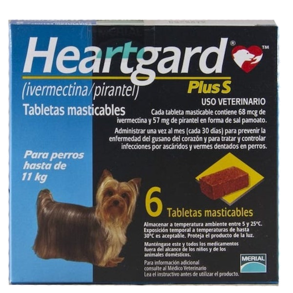 Heartgard Plus Hasta 11Kg - Azul