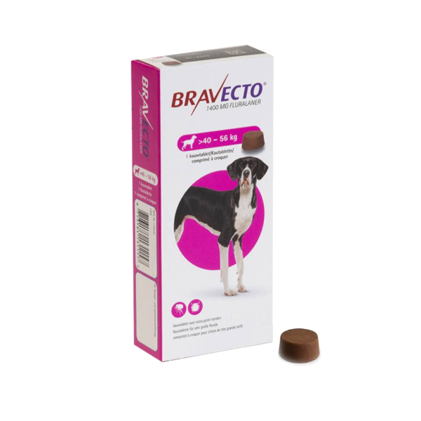 Bravecto 40kg a 56kg - Morada
