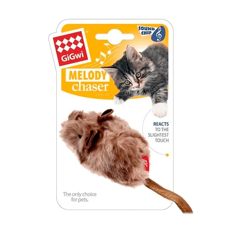 Gigwi Melody Chaser With Motion Activated Sound Chip Bird