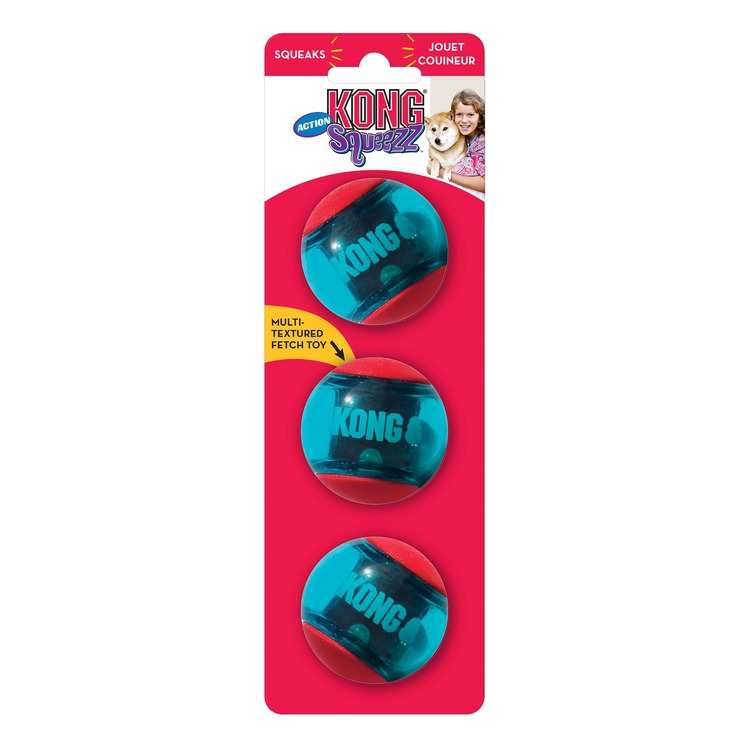 Archivado -Kong Squeezz Action Ball Red