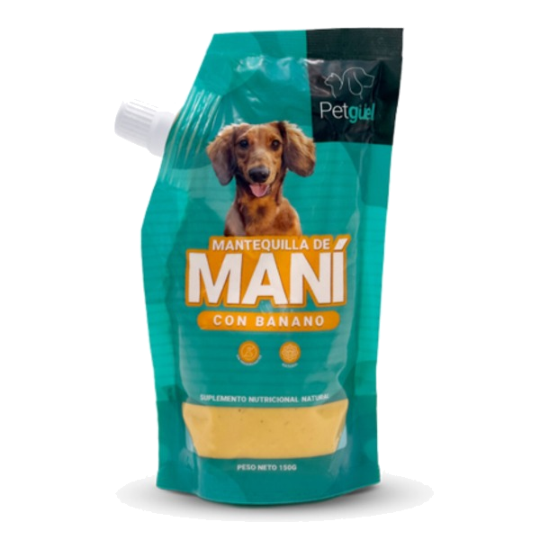 Petgüel Mantequilla de Maní con Banano 150g