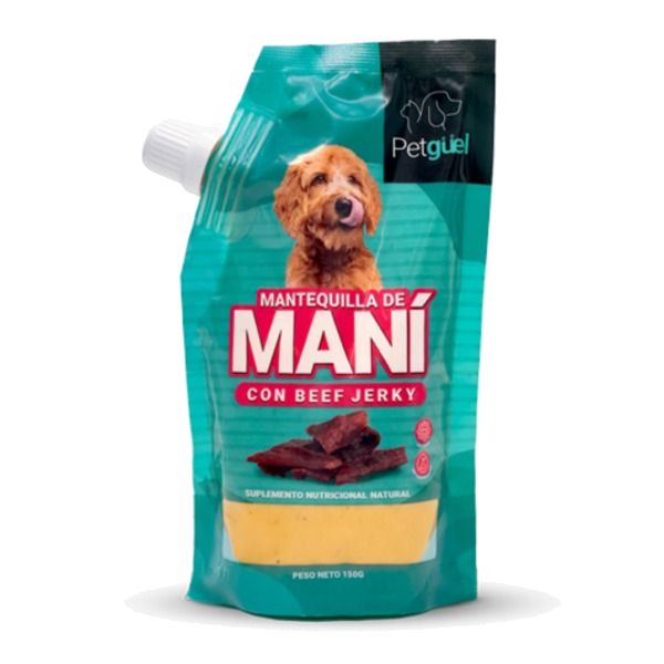 Petgüel Mantequilla de Maní con Beef Jerky 150g
