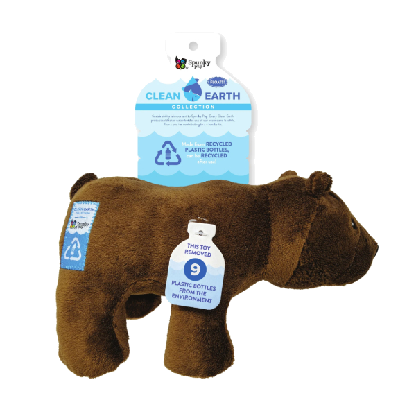SpunkyPup -Clean Earth Plush Bear