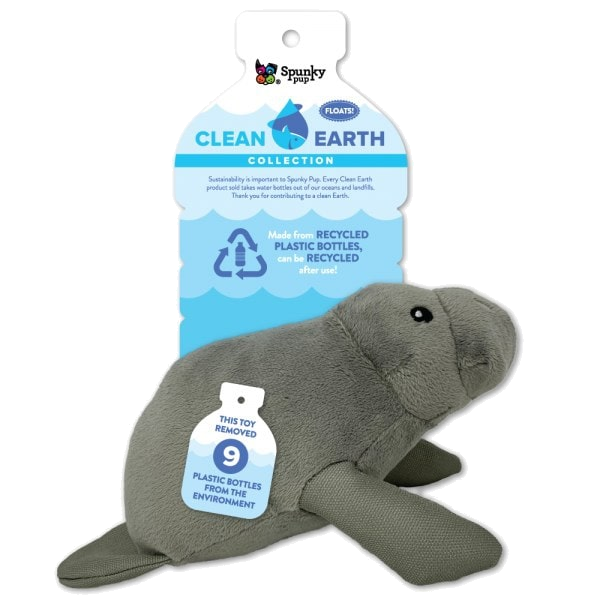 SpunkyPup -Clean Earth Plush Manatee