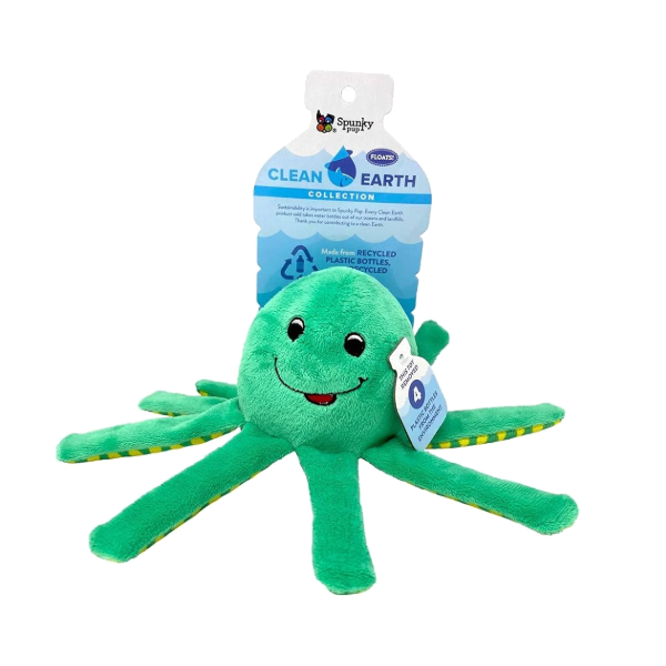 SpunkyPup -Clean Earth Plush Octopus