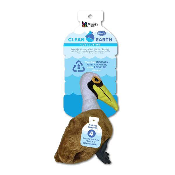 SpunkyPup -Clean Earth Plush Pelicano