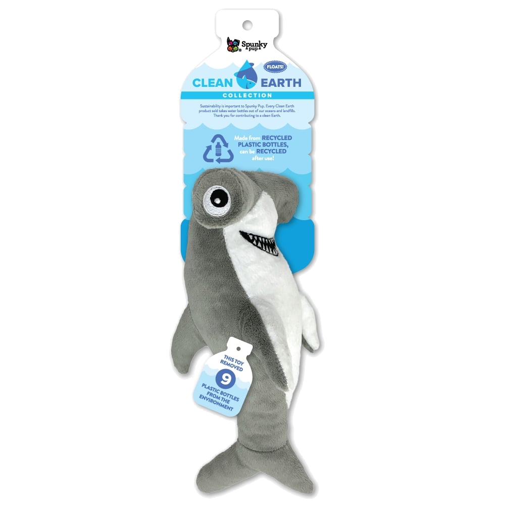 SpunkyPup -Clean Earth Plush Shark