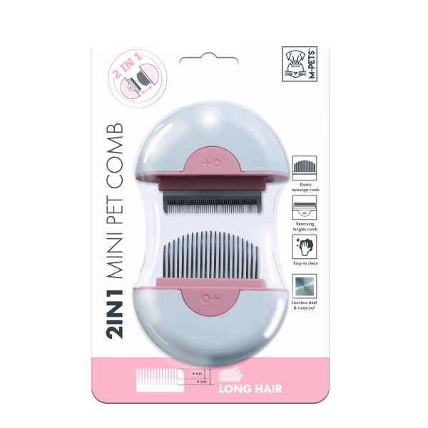 M-Pets Peine Mini Pet 2en1
